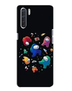 Чохол для OPPO A91 з картинкою «Among Us космос»