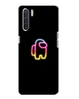Чохол для OPPO A91 з картинкою «Among Us градієнт»