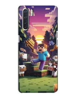 Чохол для OPPO A91 з картинкою «Стів на фермі»