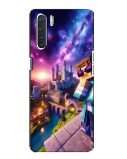 Чохол для OPPO A91 з картинкою «Стів та космос»