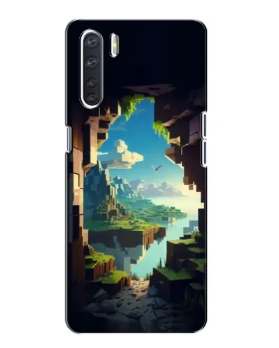 Чохол для OPPO A91 з картинкою «Вид з печери»