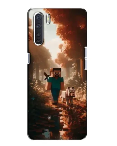 Чохол для OPPO A91 з картинкою «Стів у лісі»
