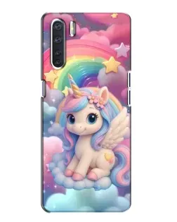 Чехол для OPPO A91 с картинкой «Маленький единорог» Чехол для OPPO A91 с картинкой «Маленький единорог»