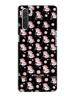 Чехол для OPPO A91 с картинкой «Magic Unicorn паттерн»