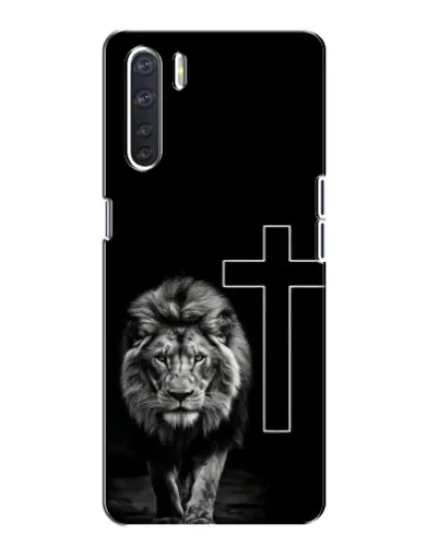 Чохол для OPPO A91 з картинкою «Лев та Хрест» Чохол для OPPO A91 з картинкою «Лев та Хрест»