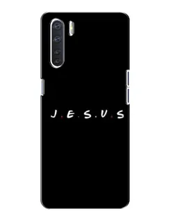 Чохол для OPPO A91 з картинкою «Крапки віри J.E.S.U.S.»