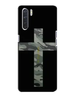 Чохол для OPPO A91 з картинкою «Мілітарі Хрест»