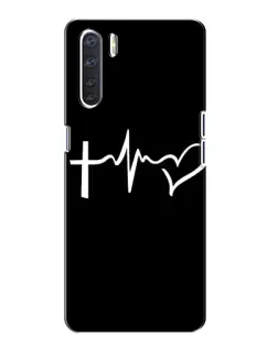 Чехол для OPPO A91 с картинкой «Пульс веры»