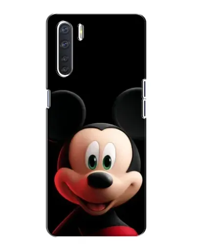 Чохол для OPPO A91 з картинкою «Усміхнений Міккі Маус»