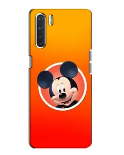 Чохол для OPPO A91 з картинкою «Mickey в колі»