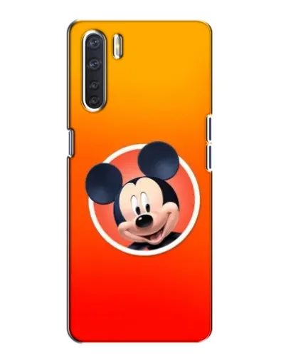 Чохол для OPPO A91 з картинкою «Mickey в колі»