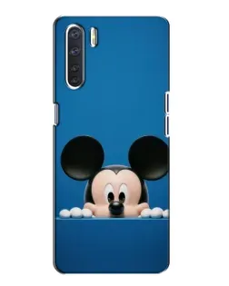 Чехол для OPPO A91 с картинкой «Микки выглядывает» Чехол для OPPO A91 с картинкой «Микки выглядывает»