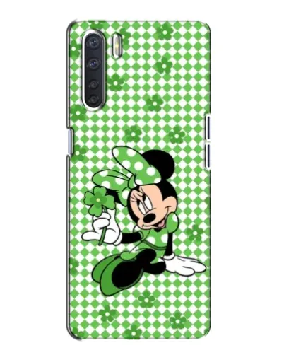 Чохол для OPPO A91 з картинкою «Mickey в клітинку»