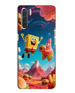 Чехол для OPPO A91 с картинкой «Космический фастфуд» Чехол для OPPO A91 с картинкой «Космический фастфуд»
