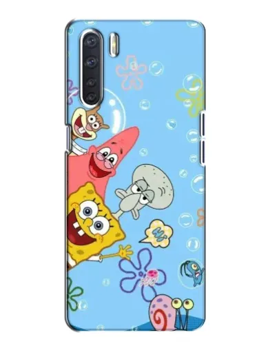 Чехол для OPPO A91 с картинкой «Веселые пузырьки»