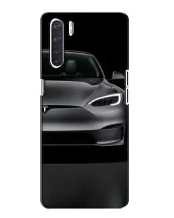 Чехол для OPPO A91 с картинкой «Tesla Model S Look» Чехол для OPPO A91 с картинкой «Tesla Model S Look»
