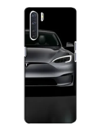 Чехол для OPPO A91 с картинкой «Tesla Model S Look»