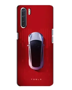 Чохол для OPPO A91 з картинкою «Tesla Top View» Чохол для OPPO A91 з картинкою «Tesla Top View»
