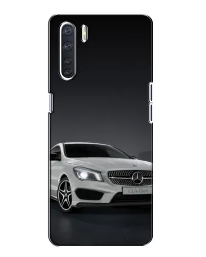 Чехол для OPPO A91 с картинкой «Mercedes AMG GT Silver»