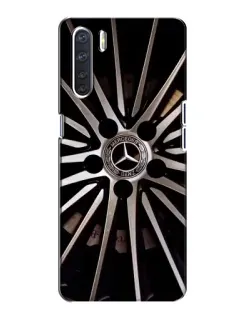 Чехол для OPPO A91 с картинкой «Диск Mercedes»