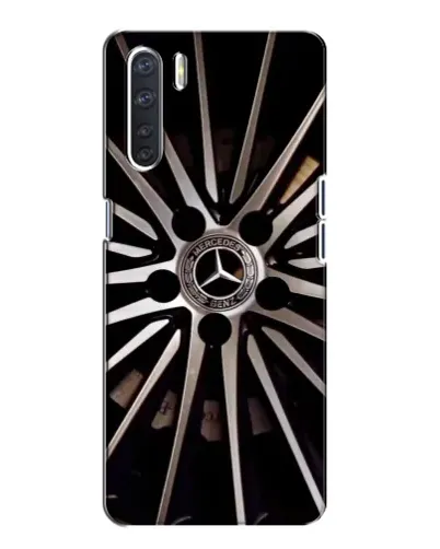 Чехол для OPPO A91 с картинкой «Диск Mercedes»
