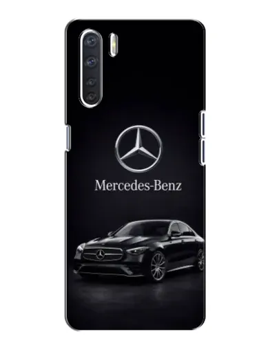 Чехол для OPPO A91 с картинкой «Mercedes — решетка радиатора»