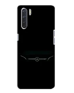 Чехол для OPPO A91 с картинкой «Mercedes Stealth Look»