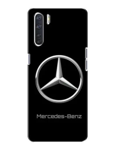 Чехол для OPPO A91 с картинкой «Mercedes Silver Logo»