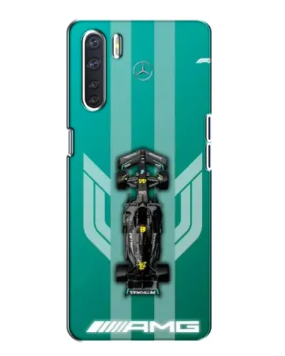 Чехол для OPPO A91 с картинкой «Mercedes AMG Petronas»