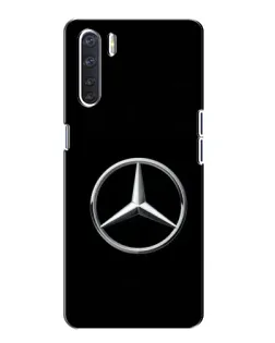 Чехол для OPPO A91 с картинкой «Mercedes классический лого»