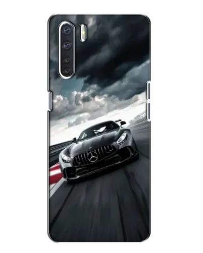 Чехол для OPPO A91 с картинкой «Гоночный Mercedes AMG»