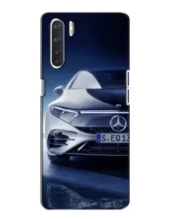 Чехол для OPPO A91 с картинкой «Mercedes EQ — будущее»