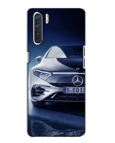 Чехол для OPPO A91 с картинкой «Mercedes EQ — будущее»