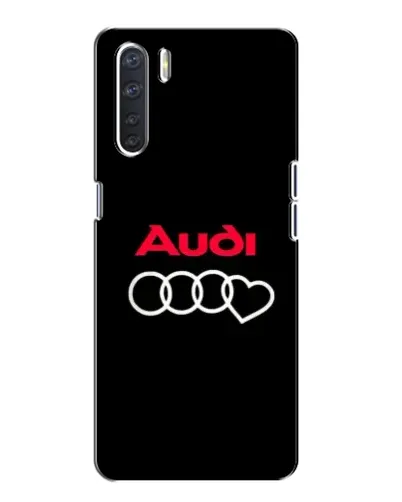 Чехол для OPPO A91 с картинкой «Логотип Audi Heart»