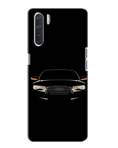 Чехол для OPPO A91 с картинкой «Audi — ночной контур»