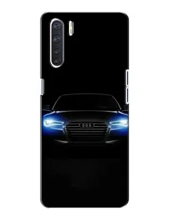 Чехол для OPPO A91 с картинкой «Audi в неоне» Чехол для OPPO A91 с картинкой «Audi в неоне»