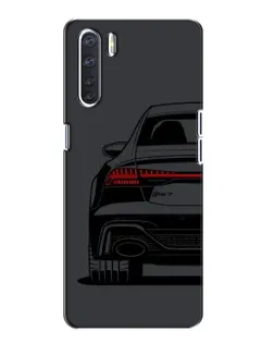 Чехол для OPPO A91 с картинкой «Задняя часть Audi — арт» Чехол для OPPO A91 с картинкой «Задняя часть Audi — арт»