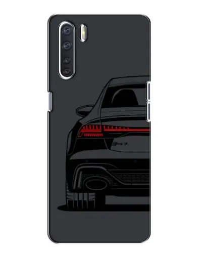 Чехол для OPPO A91 с картинкой «Задняя часть Audi — арт»