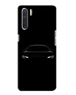 Чехол для OPPO A91 с картинкой «Взгляд Audi в темноте» Чехол для OPPO A91 с картинкой «Взгляд Audi в темноте»