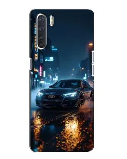 Чехол для OPPO A91 с картинкой «Ночной город и Audi» Чехол для OPPO A91 с картинкой «Ночной город и Audi»