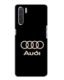 Чехол для OPPO A91 с картинкой «Audi — золотой логотип» Чехол для OPPO A91 с картинкой «Audi — золотой логотип»