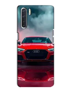 Чехол для OPPO A91 с картинкой «Audi RS — красный стиль» Чехол для OPPO A91 с картинкой «Audi RS — красный стиль»