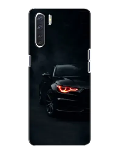 Чехол для OPPO A91 с картинкой «Audi — хищный взгляд»