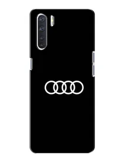 Чехол для OPPO A91 с картинкой «Audi White Logo» Чехол для OPPO A91 с картинкой «Audi White Logo»