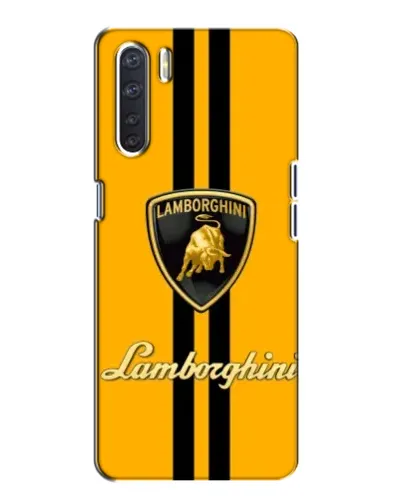 Чехол для OPPO A91 с картинкой «Lamborghini Stripe желтый» Чехол для OPPO A91 с картинкой «Lamborghini Stripe желтый»