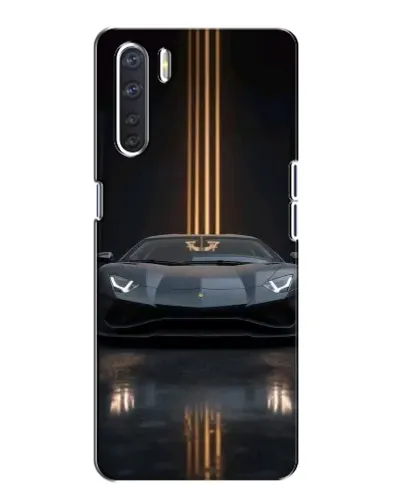 Чехол для OPPO A91 с картинкой «Lamborghini золотые линии» Чехол для OPPO A91 с картинкой «Lamborghini золотые линии»