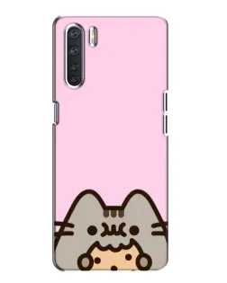 Чехол для OPPO A91 с картинкой «Pusheen и печенье» Чехол для OPPO A91 с картинкой «Pusheen и печенье»
