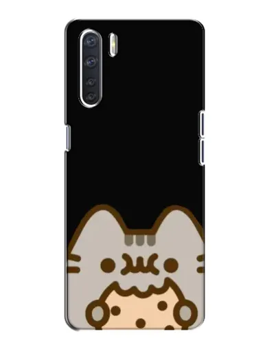 Чехол для OPPO A91 с картинкой «Пушин на черном» Чехол для OPPO A91 с картинкой «Пушин на черном»