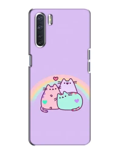 Чехол для OPPO A91 с картинкой «Радужные Пушины» Чехол для OPPO A91 с картинкой «Радужные Пушины»