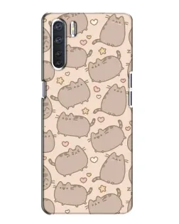 Чехол для OPPO A91 с картинкой «Маленькие Пушины»